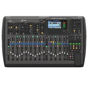 Behringer X32 digital mixing console rental from FX Rentals in London.