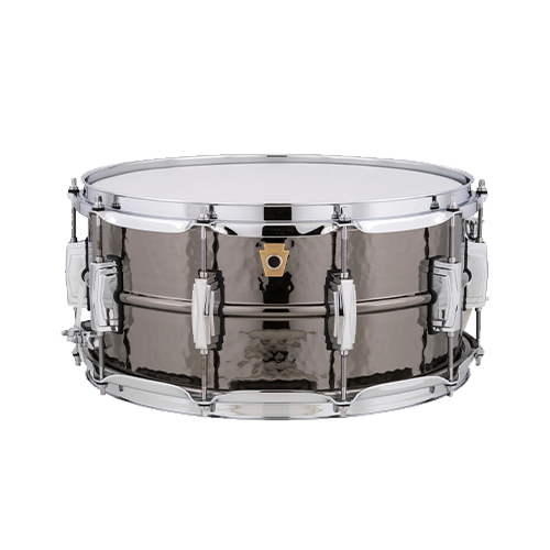 Ludwig 14" x 5" Black Beauty - Hammered Metal Snare Drum