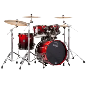 Mapex Saturn V drum kit in Cherry Mist finish
