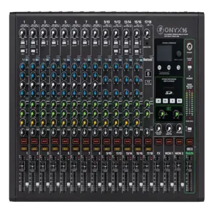 Mackie ONYX mixing console rental from FX Rentals in London.