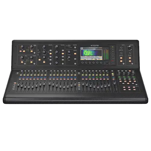 Midas M32 digital mixing console rental from FX Rentals in London.