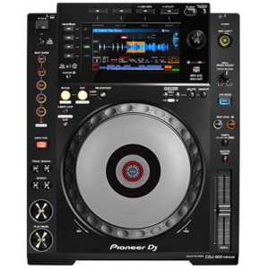 Pioneer CDJ-900 NXS professional DJ media player with advanced features, available for rent at FX Rentals.